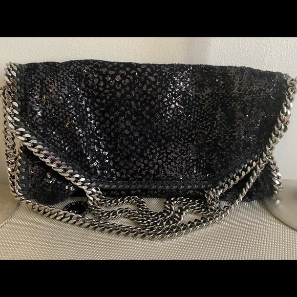 Stella McCartney Black Sequin Bag with tag! - Picture 3 of 5